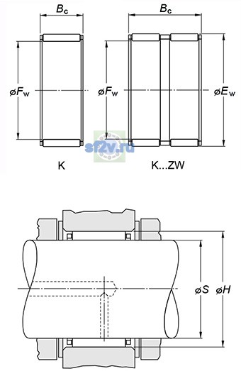 Фото подшипника K35X40X17H