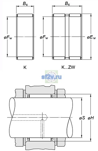Фото подшипника K35X40X19H