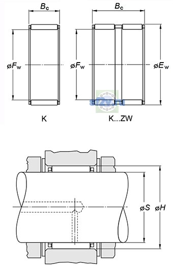 Фото подшипника K35X40X25H