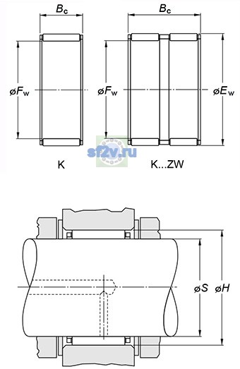 Фото подшипника K35X40X27H