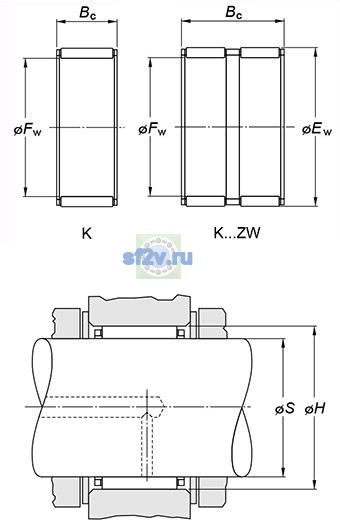 Фото подшипника K3X5X7TN