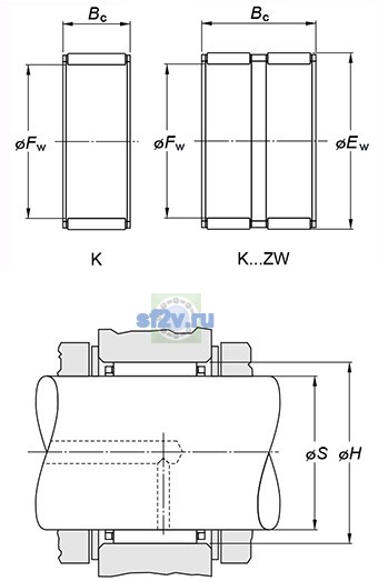 Фото подшипника K40X50X27H