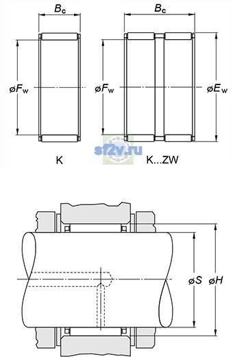 Фото подшипника K45X53X20H