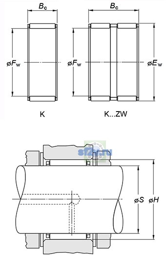 Фото подшипника K45X53X25F