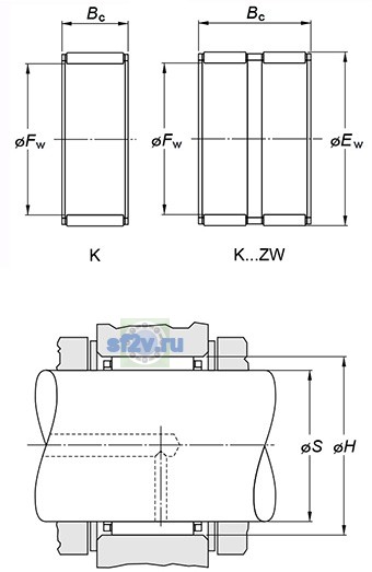 Фото подшипника K47X52X27H