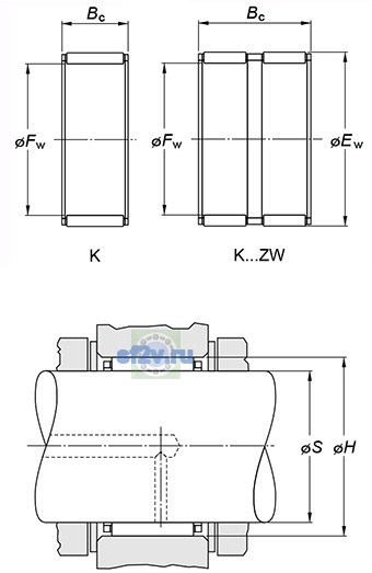 Фото подшипника K50X55X30