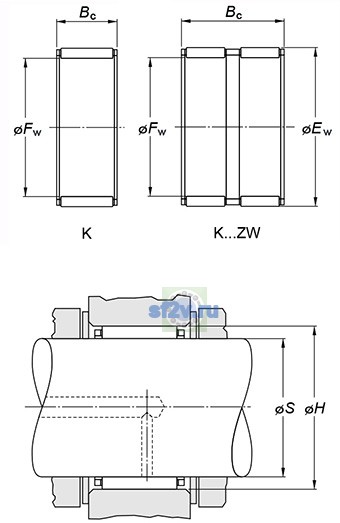 Фото подшипника K50X56X23