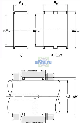Фото подшипника K50X57X18FH