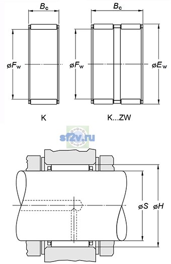Фото подшипника K50X58X25H