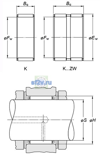 Фото подшипника K50X62X30H