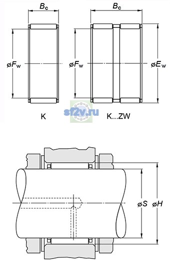 Фото подшипника K50X66X30H