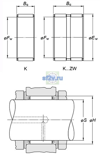 Фото подшипника K52X60X24