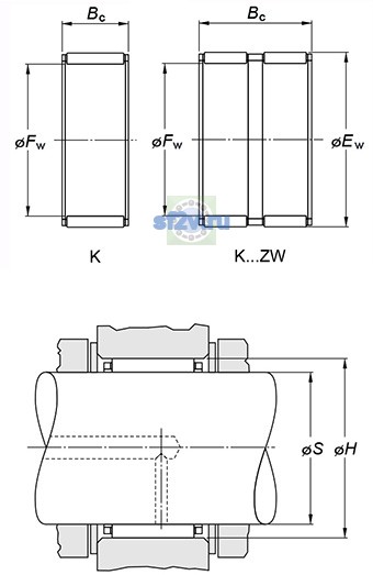 Фото подшипника K55X61X26H