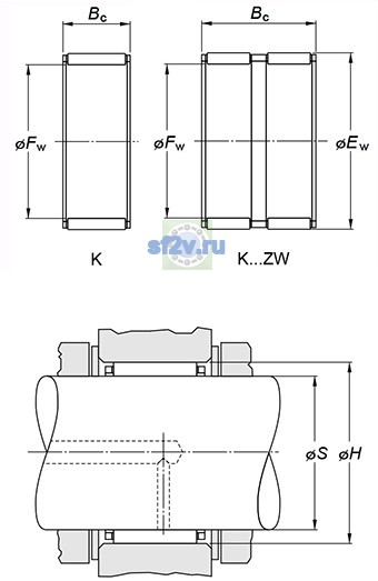 Фото подшипника K55X63X25