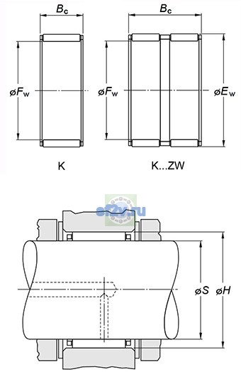 Фото подшипника K60X65X20H