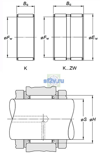 Фото подшипника K60X65X30FH