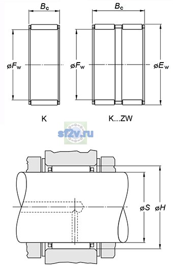Фото подшипника K60X68X17F