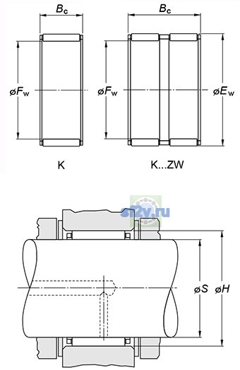 Фото подшипника K65X70X20CH