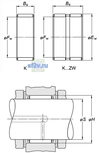 Фото подшипника K70X76X30