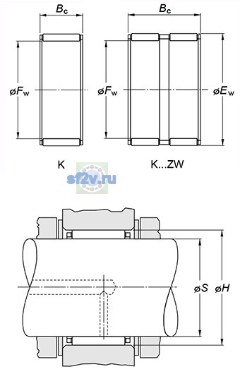 Фото подшипника K70X78X20H