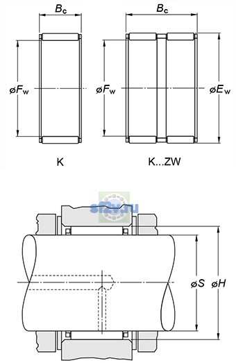 Фото подшипника K70X88X30H