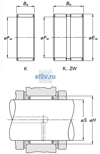 Фото подшипника K75X83X23