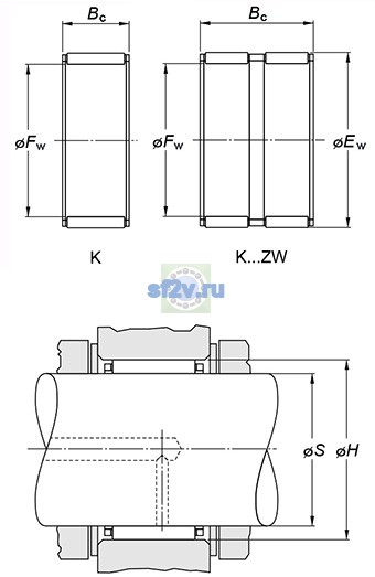 Фото подшипника K7X10X8TN