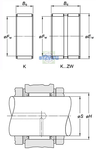 Фото подшипника K80X86X20H