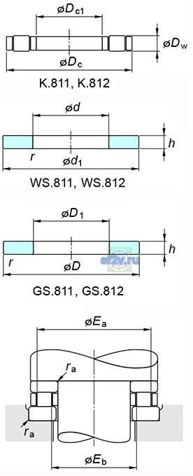 Фото подшипника K.81102TVP