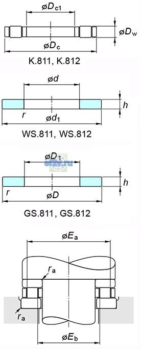 Фото подшипника K.81109LPB