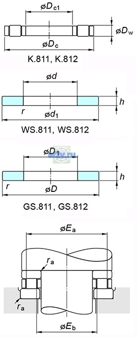 Фото подшипника K.81211LPB