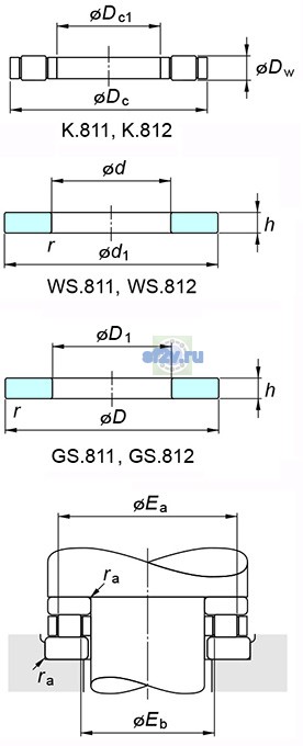 Фото подшипника K.81212LPB
