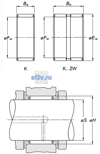 Фото подшипника K8X11X13H