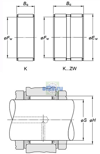 Фото подшипника K8X11X8TN