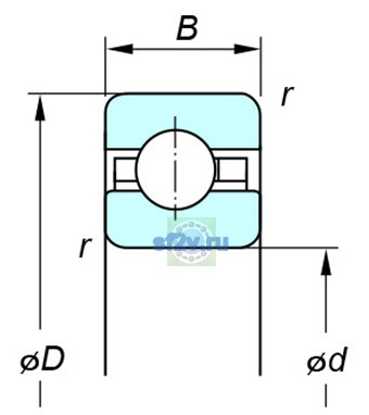 Фото подшипника KAC060