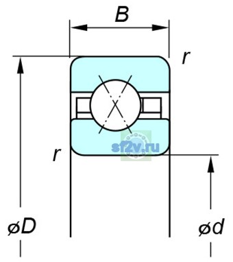 Фото подшипника KAX070