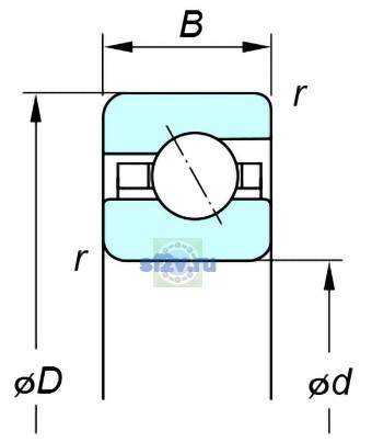 Фото подшипника KBA100