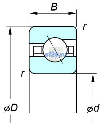 Фото подшипника KBA140