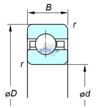 Фото подшипника KBC050