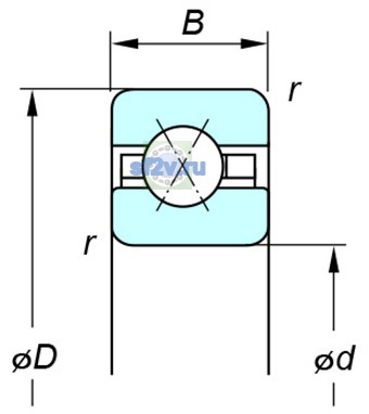 Фото подшипника KBX090