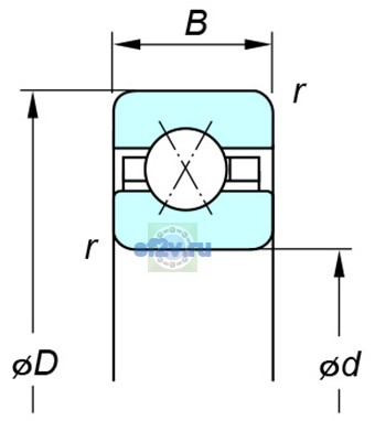 Фото подшипника KBX100