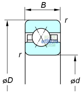 Фото подшипника KBX140