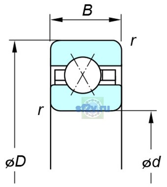 Фото подшипника KBX160