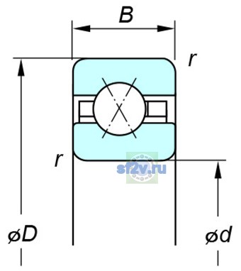 Фото подшипника KBX180