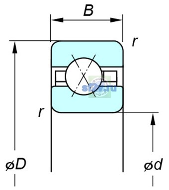 Фото подшипника KCX050