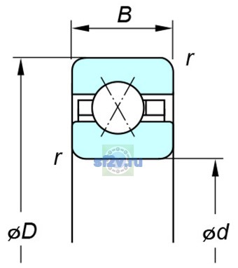 Фото подшипника KCX160