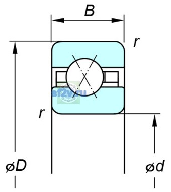 Фото подшипника KCX180