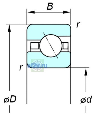 Фото подшипника KDA050