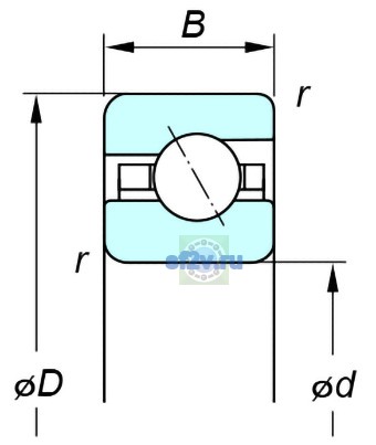 Фото подшипника KDA250