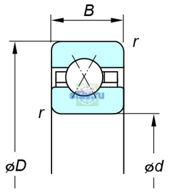 Фото подшипника KDX075